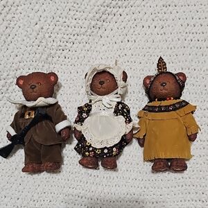 Ralph Lauren Inspired Holiday Bear Figurines